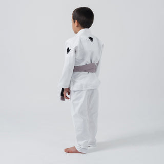 BJJ Gi child Kingz Kore V2 IBJJF White
