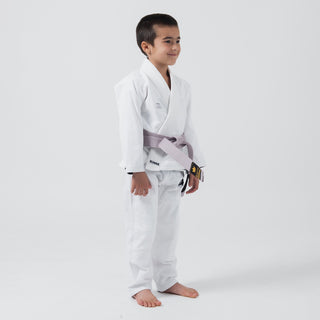 BJJ Gi child Kingz Kore V2 IBJJF White