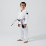 BJJ Gi child Kingz Kore V2 IBJJF White