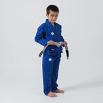 BJJ Gi child Kingz Kore V2 IBJJF Blue