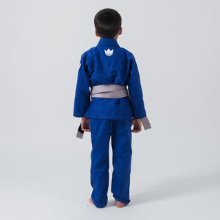 BJJ Gi child Kingz Kore V2 IBJJF Blue