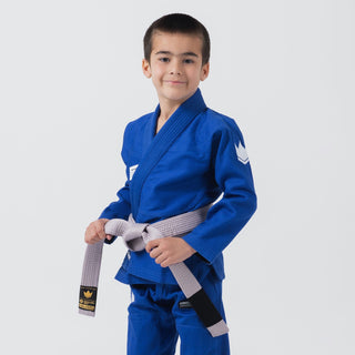 BJJ Gi child Kingz Kore V2 IBJJF Blue