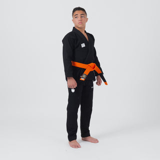 BJJ Gi child Kingz Kore V2 IBJJF Black