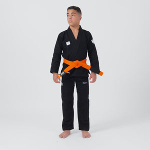 BJJ Gi child Kingz Kore V2 IBJJF Black
