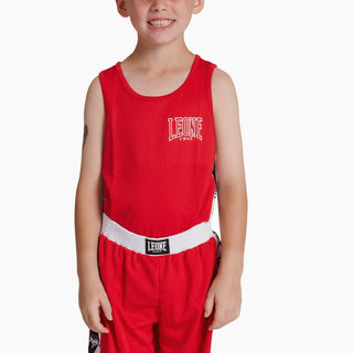 Tank top child boxing Leone Iconic AB231J