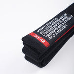 Cintura BJJ Manto Motto Nero-Combat Arena