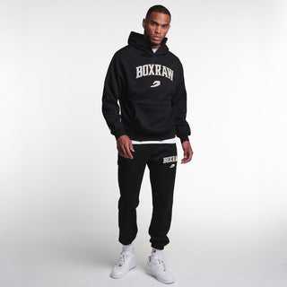 Felpa Boxraw East Street con cappuccio Nero-Combat Arena