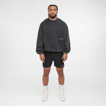 Felpa Boxraw Sparring Club Oversize Nero-Combat Arena
