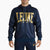 Sweatshirt Leone DNA with hood ABX721 Blue