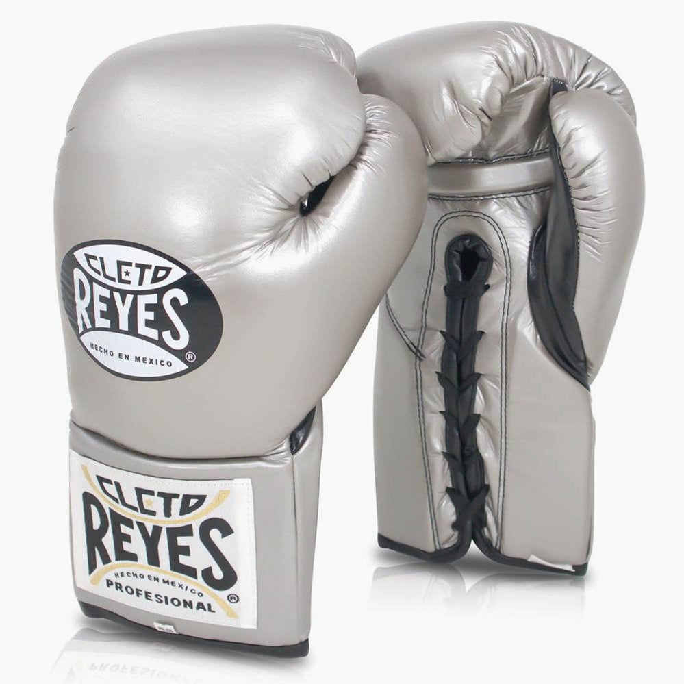 Boxing gloves Cleto Reyes Professional CB2 Platinum with Laces -   – Combat Arena