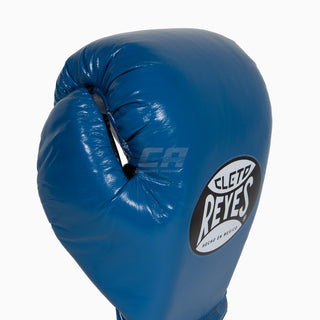 Boxing gloves Cleto Reyes Professional CB2 Blue-black with laces