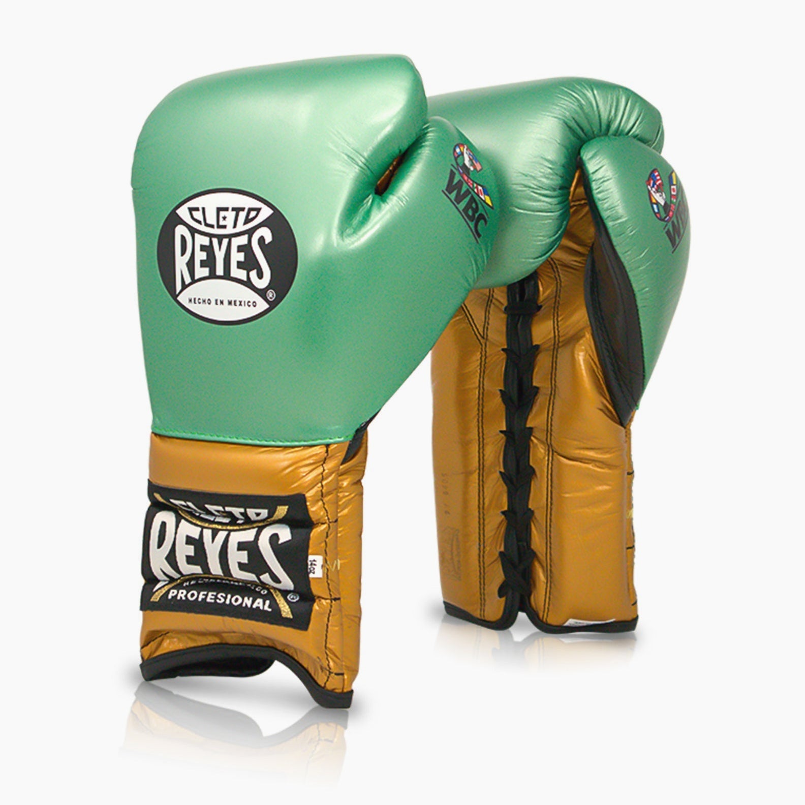 Cleto Reyes gauntlets with contact closure in cowhide