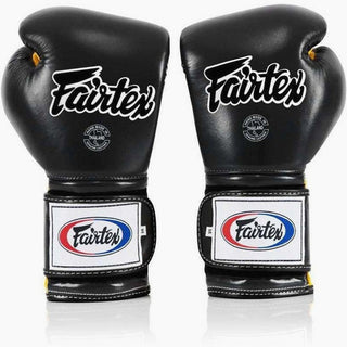 Boxing gloves Fairtex Mexican Style BGV9 Black-yellow