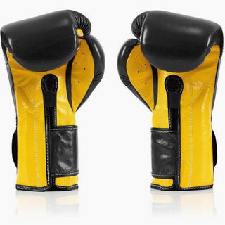 Boxing gloves Fairtex Mexican Style BGV9 Black-yellow