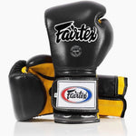 Boxing gloves Fairtex Mexican Style BGV9 Black-yellow