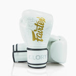 Boxing gloves Fairtex x Glory BGVG3 White-gold