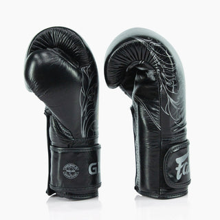 Boxing gloves Fairtex x Glory BGVG3 Black-silver