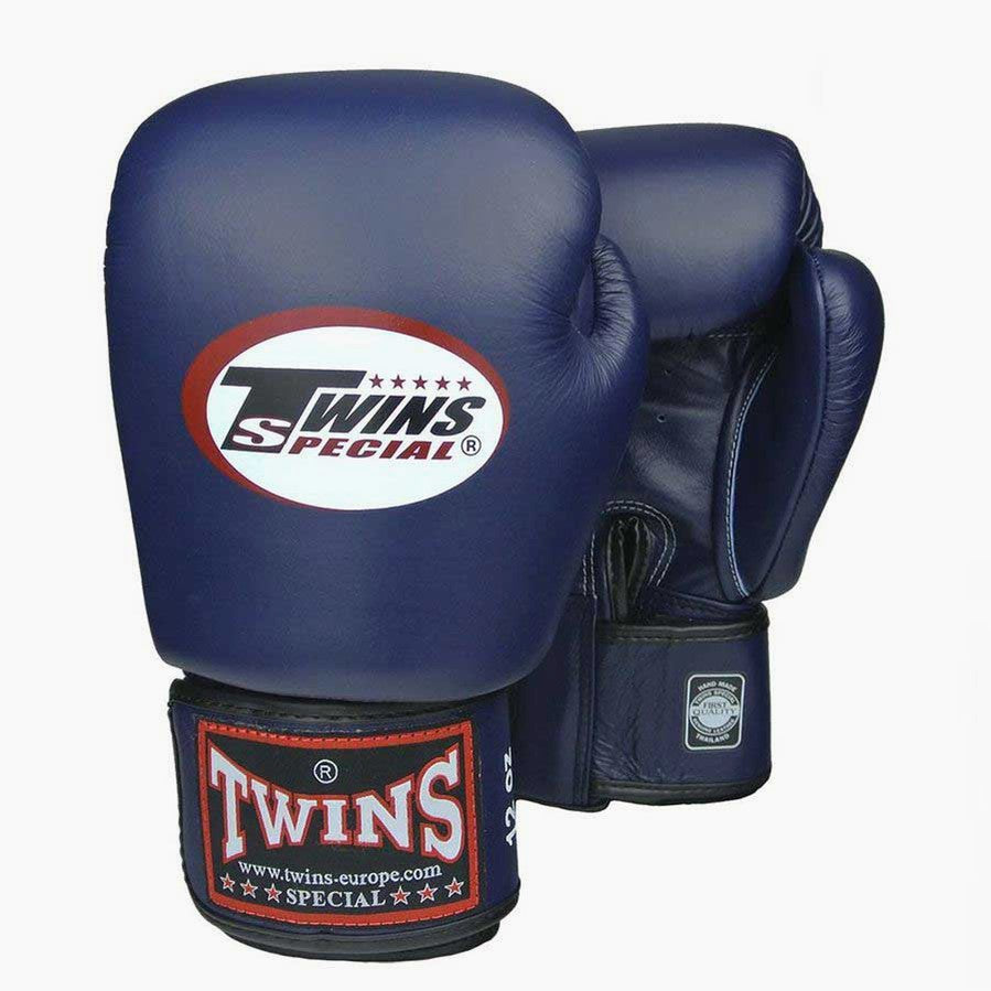 Thai boxing gloves Twins Special BGVL3 Blue CombatArena