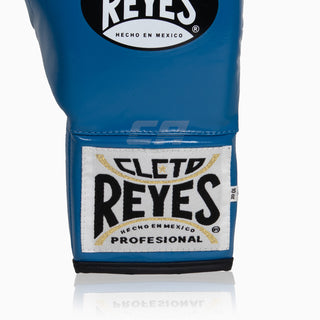 Boxing gloves Cleto Reyes Professional CB2 Blue-black with laces