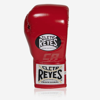 Boxing gloves Cleto Reyes Safetec CB4 Red-black with laces