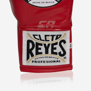 Boxing gloves Cleto Reyes Safetec CB4 Red-black with laces