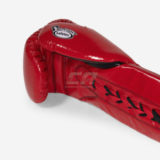 Boxing gloves Cleto Reyes Safetec CB4 Red-black with laces