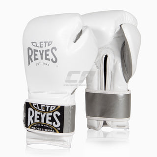 Boxing gloves Cleto Reyes Sparring CE6 White-silver Special Edition