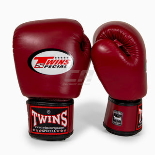 Thai boxing gloves Twins Special BGVL3 Wine Red