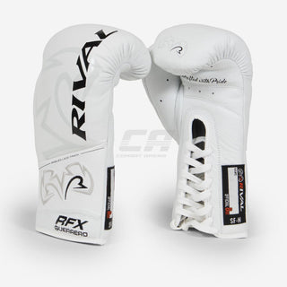 Boxing gloves Rival RFX Guerrero Pro Fight SF-H white