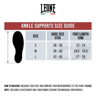 Ankle supports Leone 1947 DNA AB714