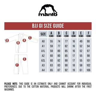 BJJ Gi Manto Tiger's Tail Black
