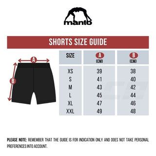 MMA shorts Manto Debza Black