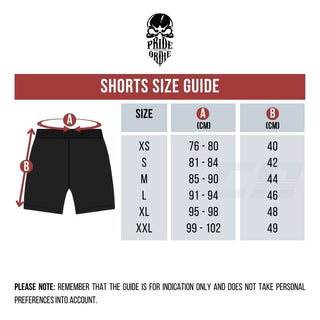 MMA shorts Pride or Die Bone Crusher V2