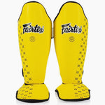 Shinguards Fairtex Competition SP5 with footrests Yellow