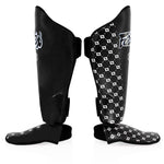 Shinguards Fairtex Competition SP5 with footrests Black