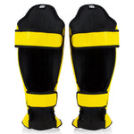 Shinguards Fairtex Competition SP5 with footrests Yellow