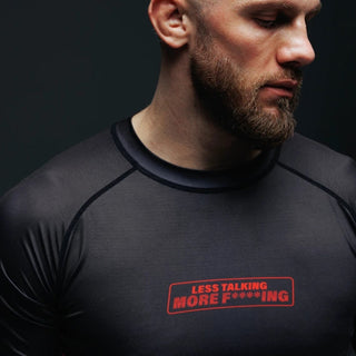 Rashguard Manto Fighting short sleeves Black