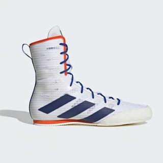 Scarpe da Boxe Adidas Box Hog 4 Bianco-blu-Combat Arena