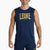 Sleeveless Leone DNA Logo ABX705 Blue