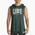 Sleeveless with hood Leone Logo ABX120 Green