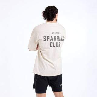 T-shirt Boxraw Sparring Club Oversize Beige-Combat Arena
