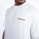 T-shirt Boxraw We Don't Play Boxing Oversize Bianco-Combat Arena