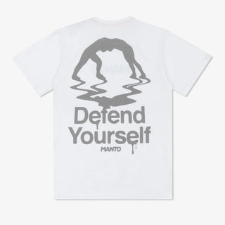 T-shirt Manto White drip