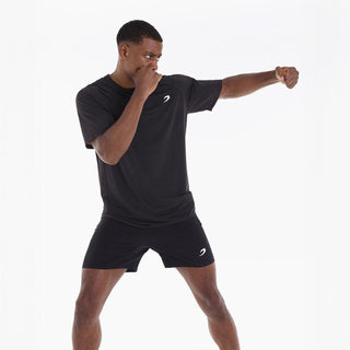 T-shirt tecnica Boxraw Oversize Valdes Nero-Combat Arena