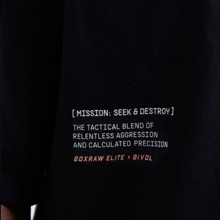 T-shirt Bivol x Boxraw Oversize Black