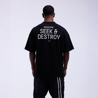 T-shirt Bivol x Boxraw Oversize Black