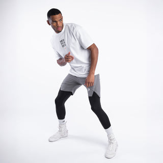 T-shirt Boxraw HRDR FSTR SMTR Oversize White