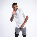 T-shirt Boxraw HRDR FSTR SMTR Oversize White