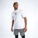 T-shirt Boxraw HRDR FSTR SMTR Oversize White
