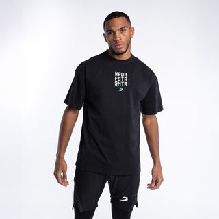 T-shirt Boxraw HRDR FSTR SMTR Oversize Black